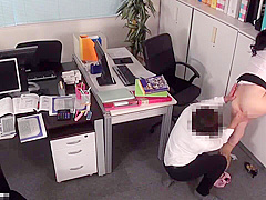 02A0124-Sexually harassing a mature office lady in an office alone