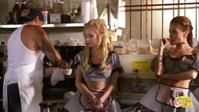 After Her Shift She Has Her First Lesbian Experience and She Enjoys It Very Much