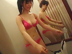 Crazy Japanese whore Erin Tohno, Yuyu Shirase, Kaede Motomiya in Fabulous Girlfriend, Changing Room JAV clip