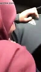 Hijabi spit roasted Blowjob and Anal